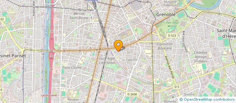 localisation de l'entreprise BAT.CH  GRENOBLE