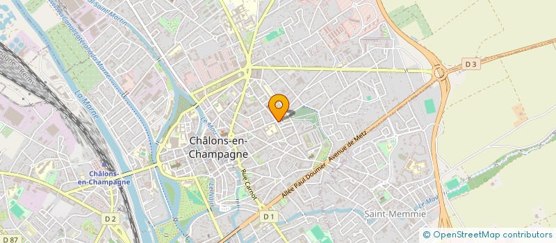 localisation de l'entreprise BAT CHALONS à CHALONS-EN-CHAMPAGNE