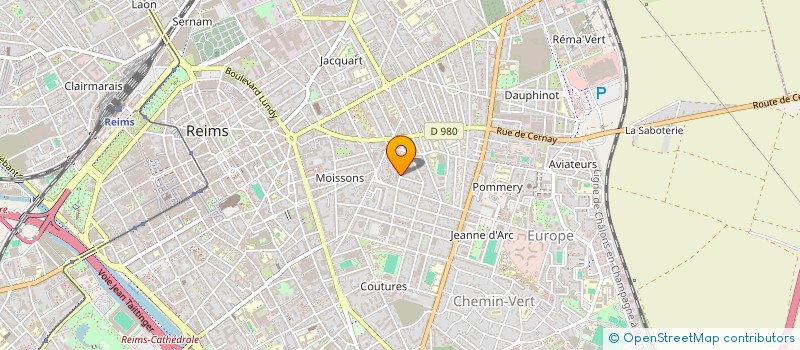 localisation de l'entreprise BAT CHAMPENOIS  REIMS