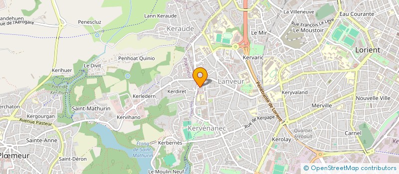 localisation de l'entreprise BAT CIMENT  LORIENT