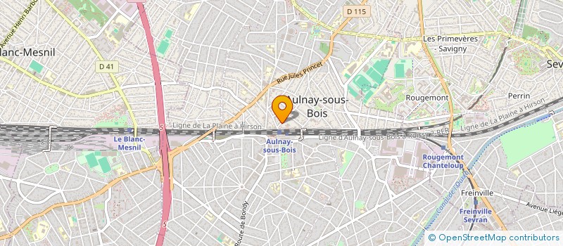 localisation de l'entreprise BAT CLEAN à AULNAY SOUS BOIS