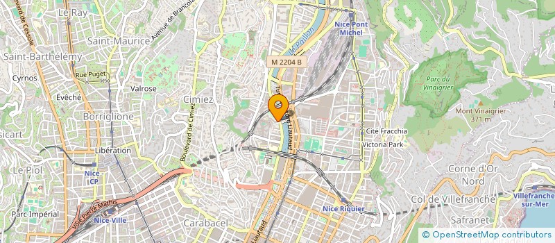 localisation de l'entreprise BAT CLOISONS  NICE