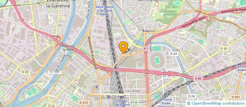 localisation de l'entreprise BAT CLOTURE RIGIDE  SAINT-DENIS