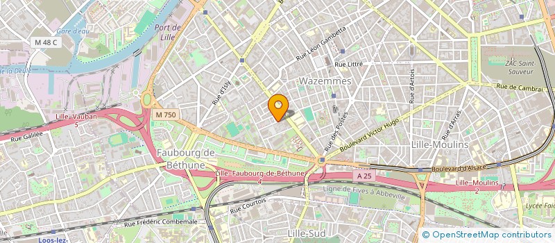 localisation de l'entreprise BAT & CO à LILLE
