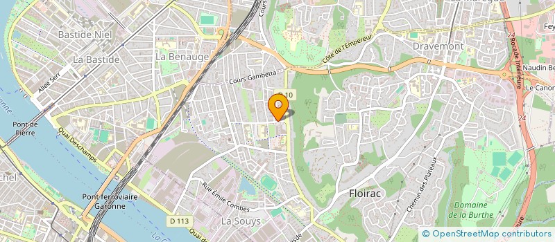 localisation de l'entreprise BAT-CO2  FLOIRAC