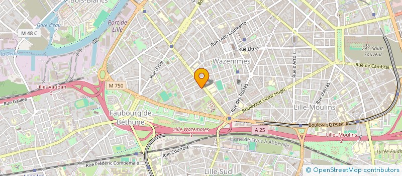 localisation de l'entreprise BAT.COM à LILLE