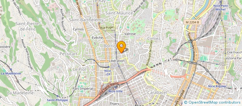 localisation de l'entreprise BAT-CONCEPT 06  NICE