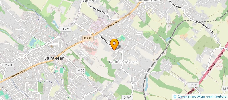 localisation de l'entreprise BAT'CONCEPT à ROUFFIAC-TOLOSAN