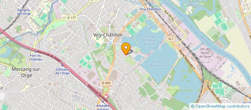 localisation de l'entreprise BAT CONCEPT à VIRY-CHATILLON