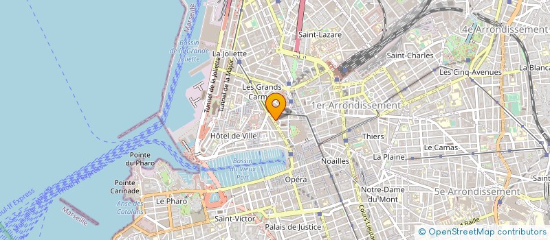 localisation de l'entreprise BAT CONSTRUCTION à MARSEILLE