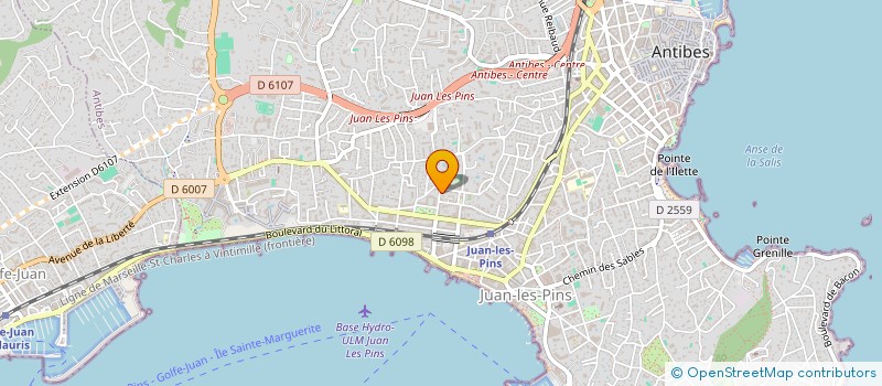 localisation de l'entreprise BAT&CONSTRUCTION06 à ANTIBES