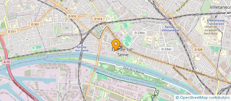 localisation de l'entreprise BAT' CREATION à EPINAY-SUR-SEINE