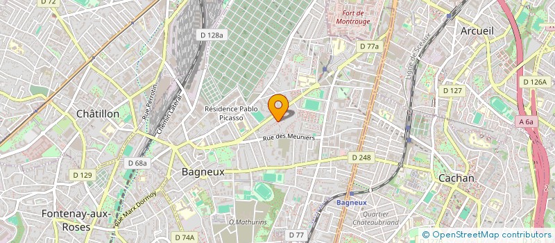 localisation de l'entreprise BAT & DECOR à BAGNEUX