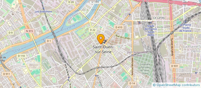 localisation de l'entreprise BAT DESIGN à SAINT-OUEN-SUR-SEINE