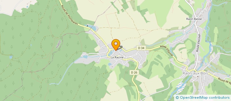 localisation de l'entreprise BAT DINOZE  RAON-AUX-BOIS