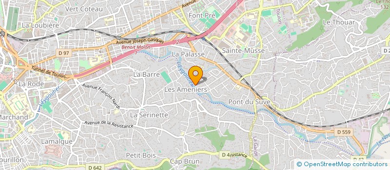 localisation de l'entreprise BAT DIRECT à TOULON