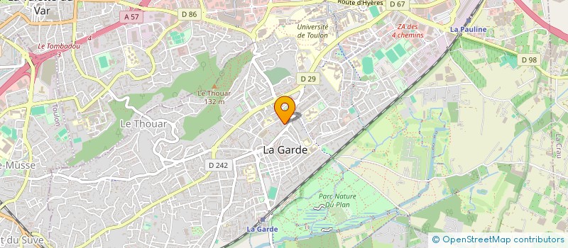 localisation de l'entreprise BAT - E - LINE à LA GARDE