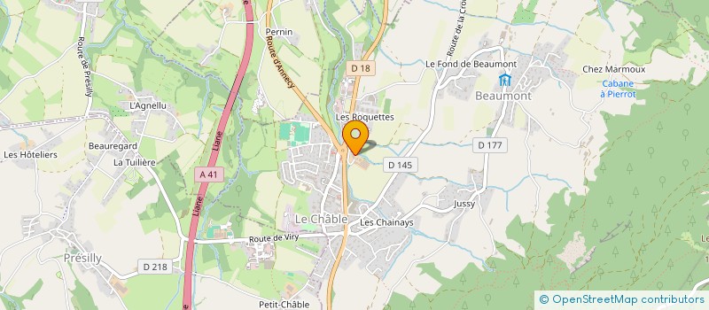 localisation de l'entreprise BAT ' ECO  BEAUMONT