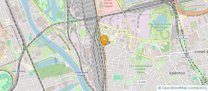 localisation de l'entreprise BAT ECO  VILLENEUVE-SAINT-GEORGES