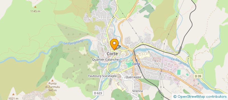 localisation de l'entreprise BAT'ECO PRESTIGE à CORTE