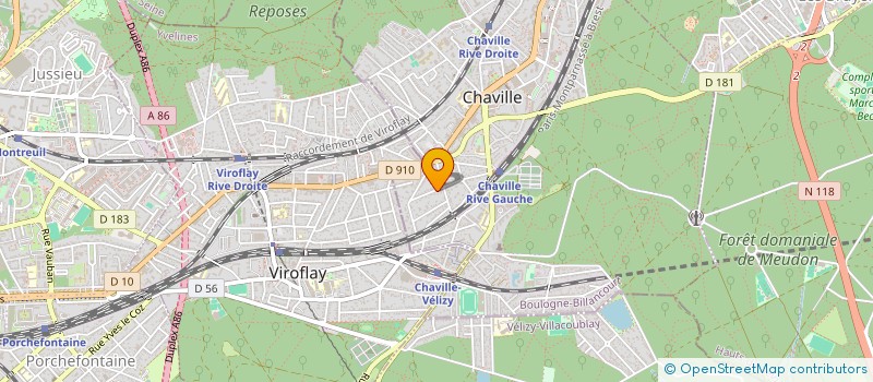 localisation de l'entreprise BAT EL GREG à CHAVILLE