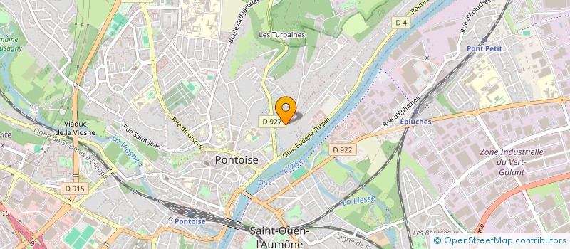 localisation de l'entreprise BAT-ELEC à PONTOISE