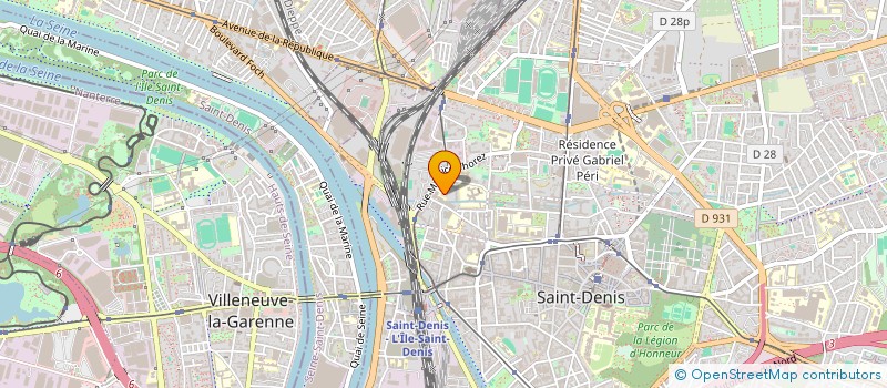 localisation de l'entreprise BAT ELEC  SAINT-DENIS