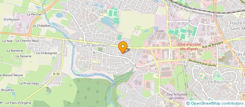 localisation de l'entreprise BAT'ELEC & SERVICES à SAINT-BERTHEVIN