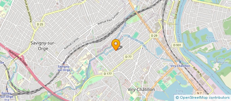 localisation de l'entreprise BAT ELITE à VIRY-CHATILLON
