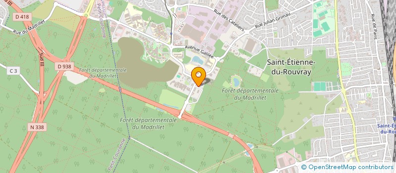 localisation de l'entreprise BAT'EOLE à SAINT-ETIENNE-DU-ROUVRAY
