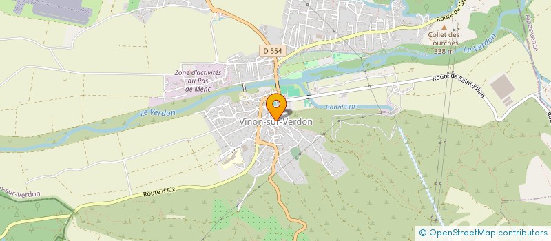 localisation de l'entreprise BAT'EQUIP'AUTOMATISMES  VINON-SUR-VERDON