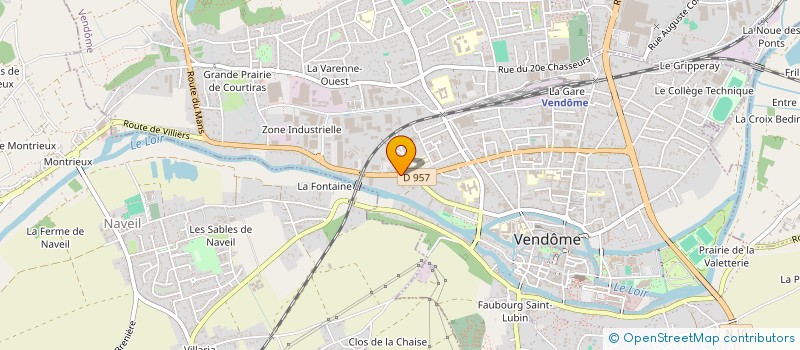 localisation de l'entreprise BAT'ESSOR à VILLIERS-SUR-LOIR