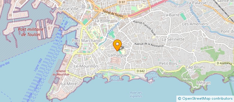 localisation de l'entreprise BAT ET MAT à TOULON