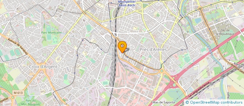 localisation de l'entreprise BAT ETANCH SUD à MONTPELLIER