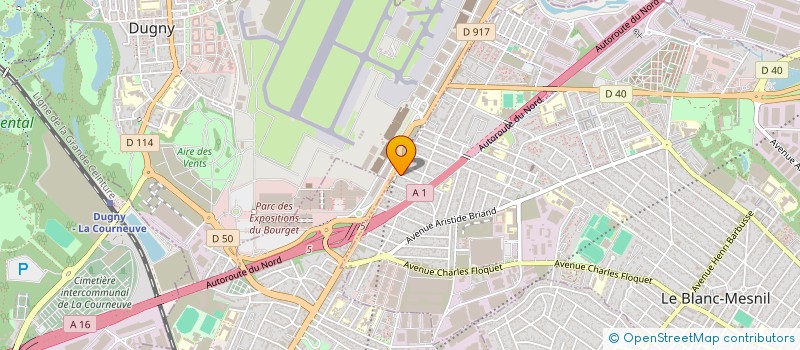 localisation de l'entreprise BAT ETANCHEITE à LE BLANC-MESNIL