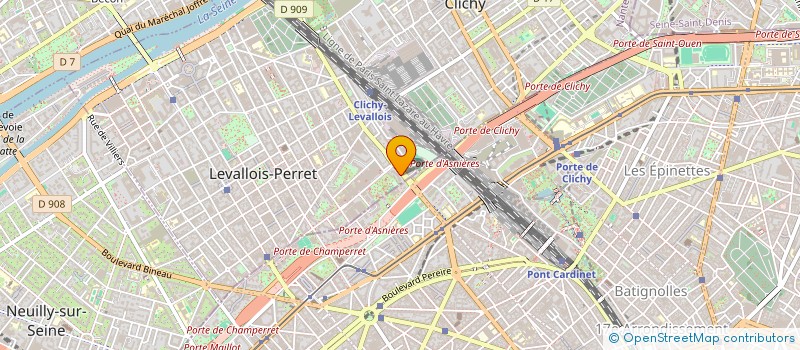 localisation de l'entreprise BAT EVENT à LEVALLOIS-PERRET