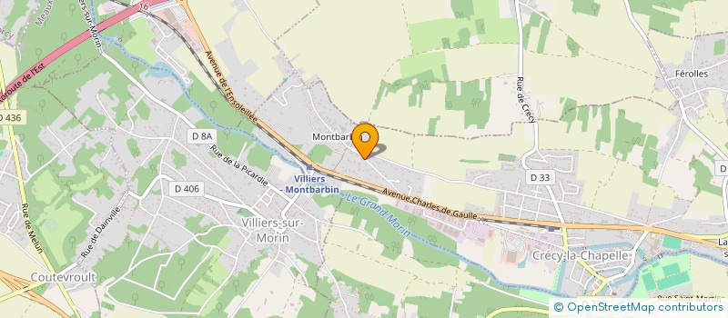 localisation de l'entreprise BAT EVOLUTION à CRECY-LA-CHAPELLE