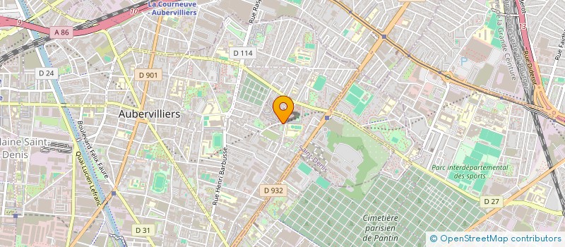 localisation de l'entreprise BAT-EX-FRANCE EUROPE à AUBERVILLIERS