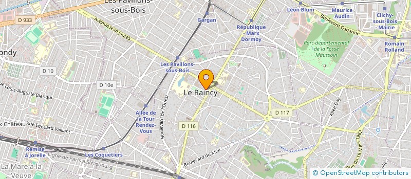 localisation de l'entreprise BAT EXPERT à LE RAINCY