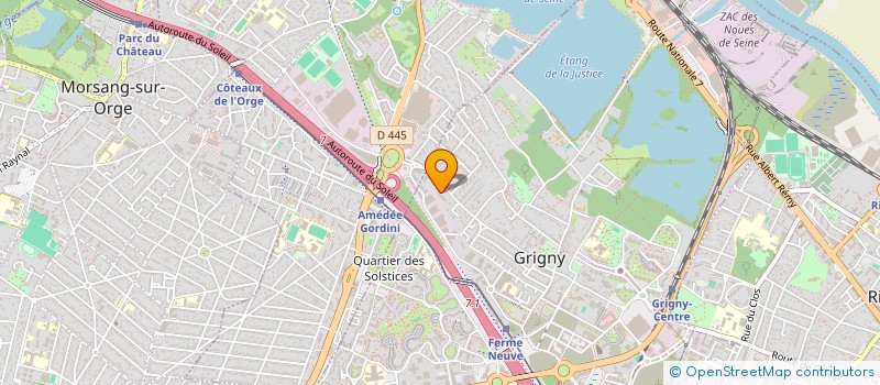 localisation de l'entreprise BAT EXPERT à GRIGNY