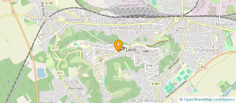 localisation de l'entreprise BAT.EXPERTS à LAON
