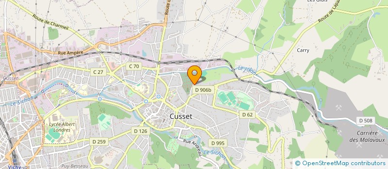 localisation de l'entreprise BAT FINITIONS à CREUZIER-LE-VIEUX