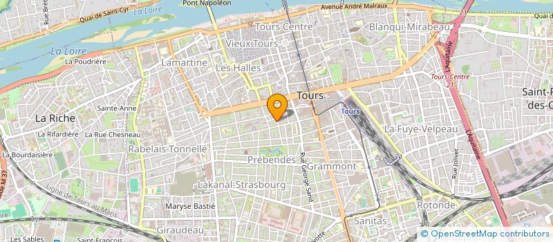 localisation de l'entreprise BAT-FLETEAU  TOURS