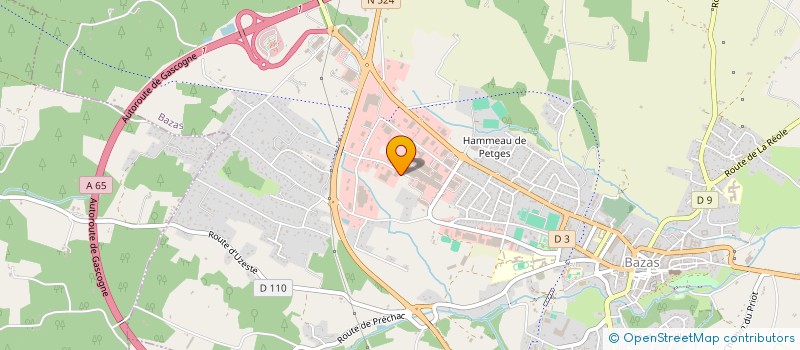 localisation de l'entreprise BAT FRANCE à BAZAS