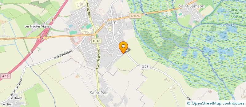 localisation de l'entreprise BAT GOL  RANVILLE