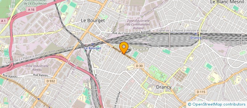 localisation de l'entreprise BAT GROUP à DRANCY