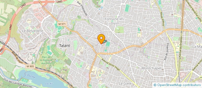 localisation de l'entreprise BAT'GYM  DIJON