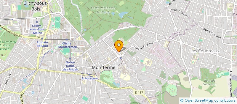 localisation de l'entreprise BAT HABITAT à MONTFERMEIL