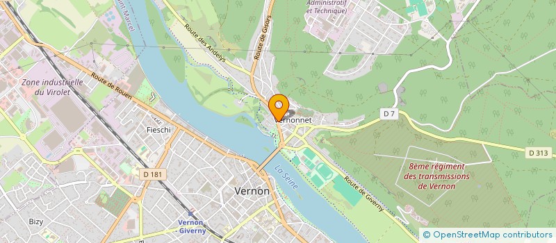 localisation de l'entreprise BAT'HOME à VERNON