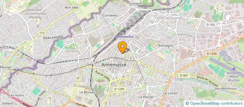 localisation de l'entreprise BAT.I.R. MAITRISE D'OEUVRE à ANNEMASSE